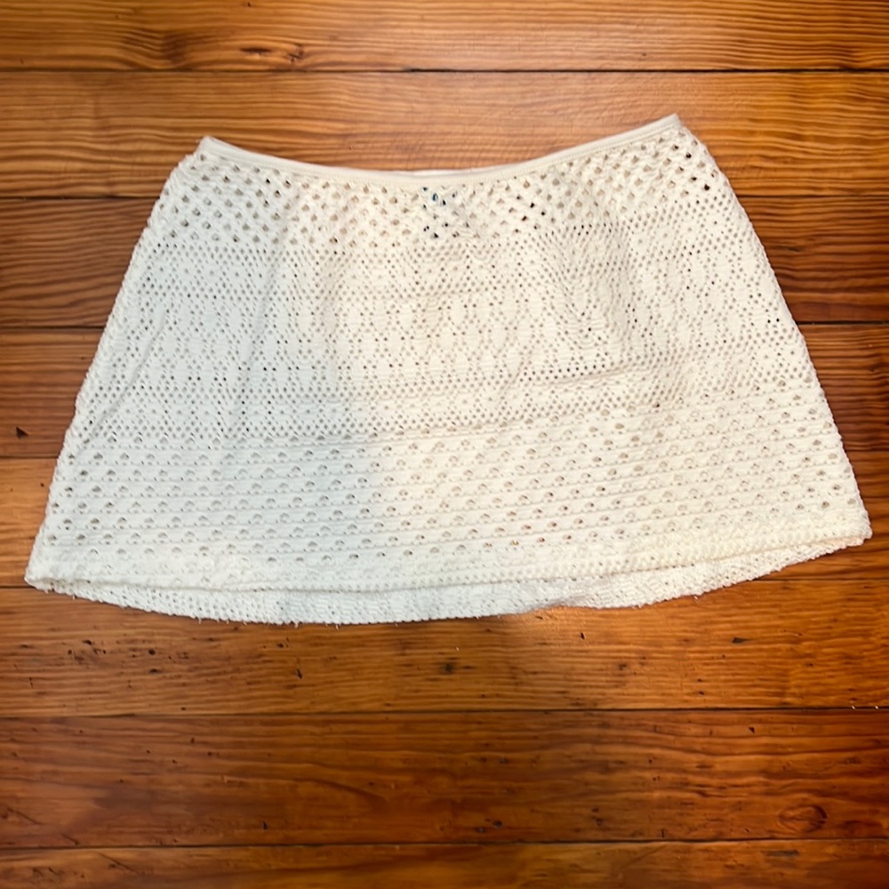Vintage 90s Crochet bathing suit cover up